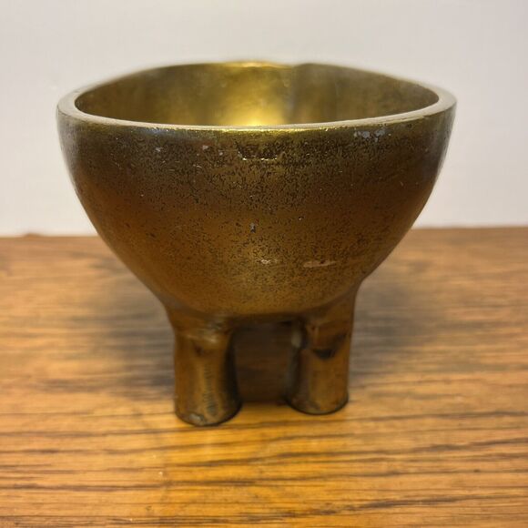 Anthropologie Ezzie Elephant Planter Gilded Succulent House Plants - Picture 6 of 12